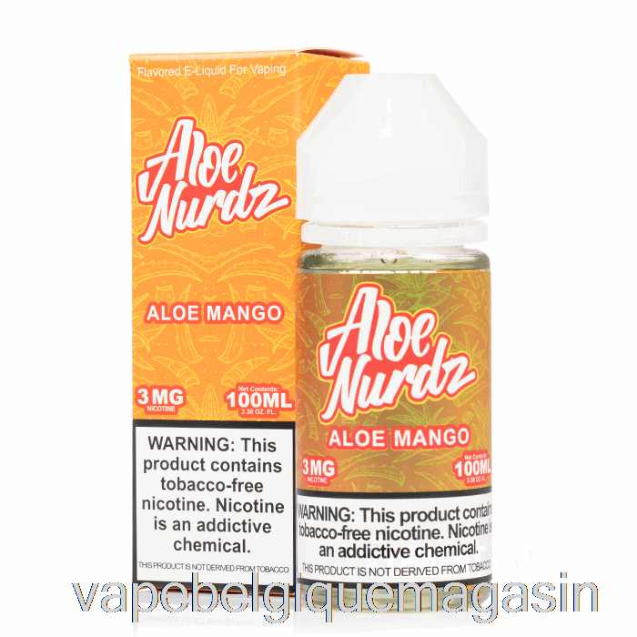 Vape Belgique Aloe Mangue - Cloud Nurdz - 100ml 6mg